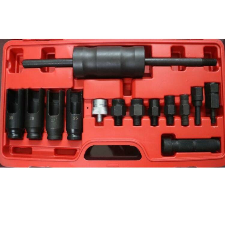 Diesel Injector Extractor Puller with Common Rail Adaptor Slide Hammer Removal Tool Kit