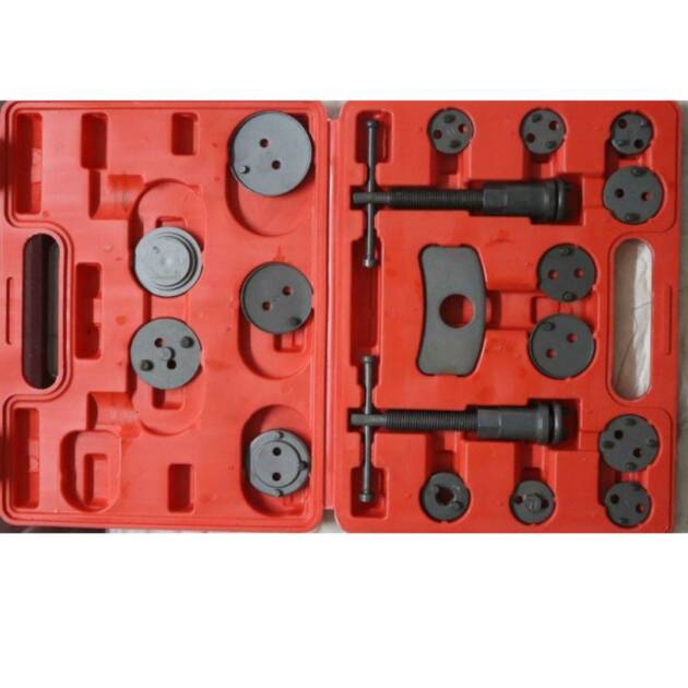 23pcs Heavy Duty Disc Brake Piston Caliper Compressor Tool Wind Back Rewind Tool Set for Brake Pad Replacement Reset with Storage Case, Fits Most American, European, Japanese Autos