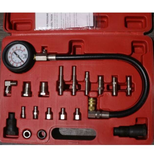 Diesel Engine Cylinder Pressure Tester, Double-Scale Pressure Gauge Diesel Engine Compression Tester for Universal Car'$